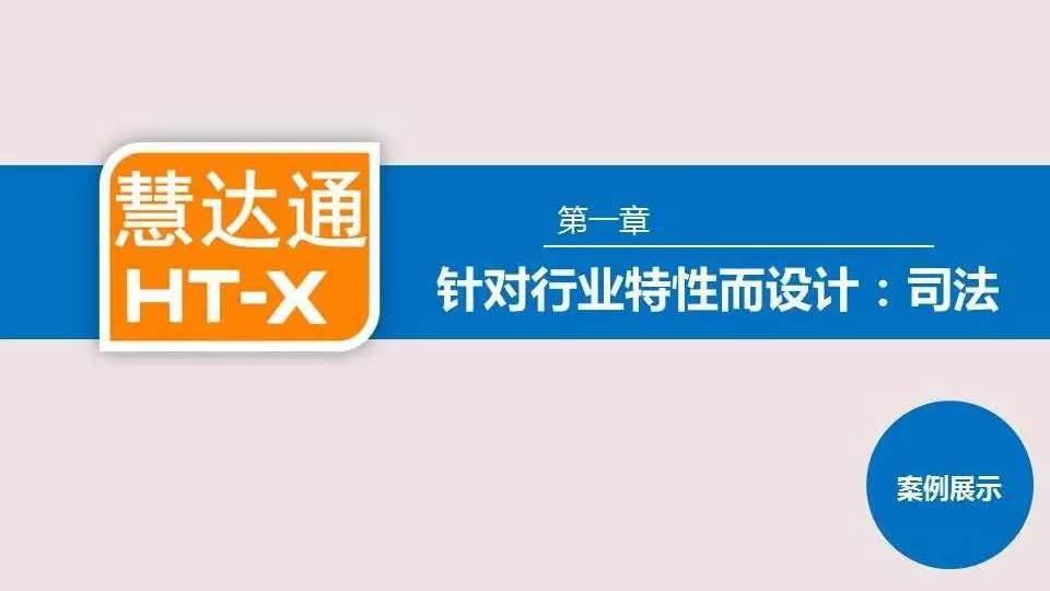 “慧达通”HT-X 运营平台