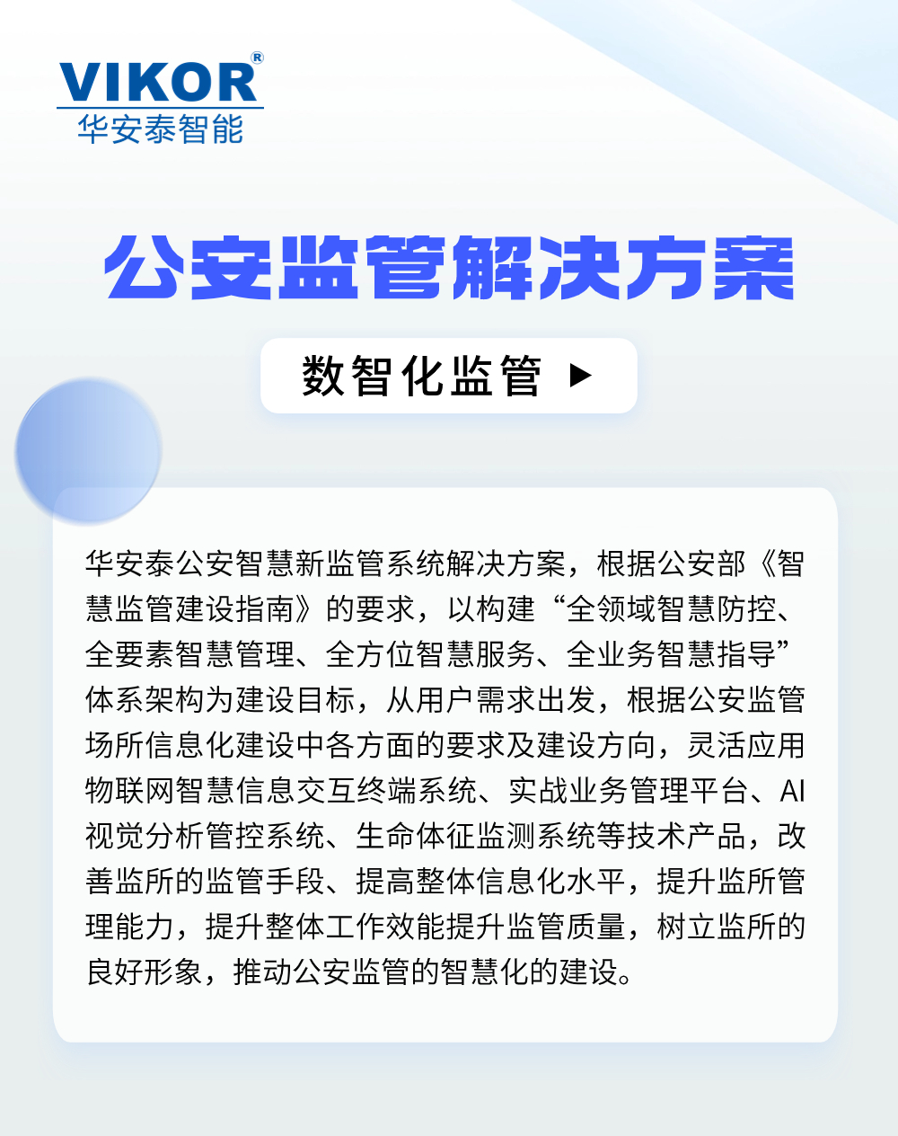 公安监管解决方案